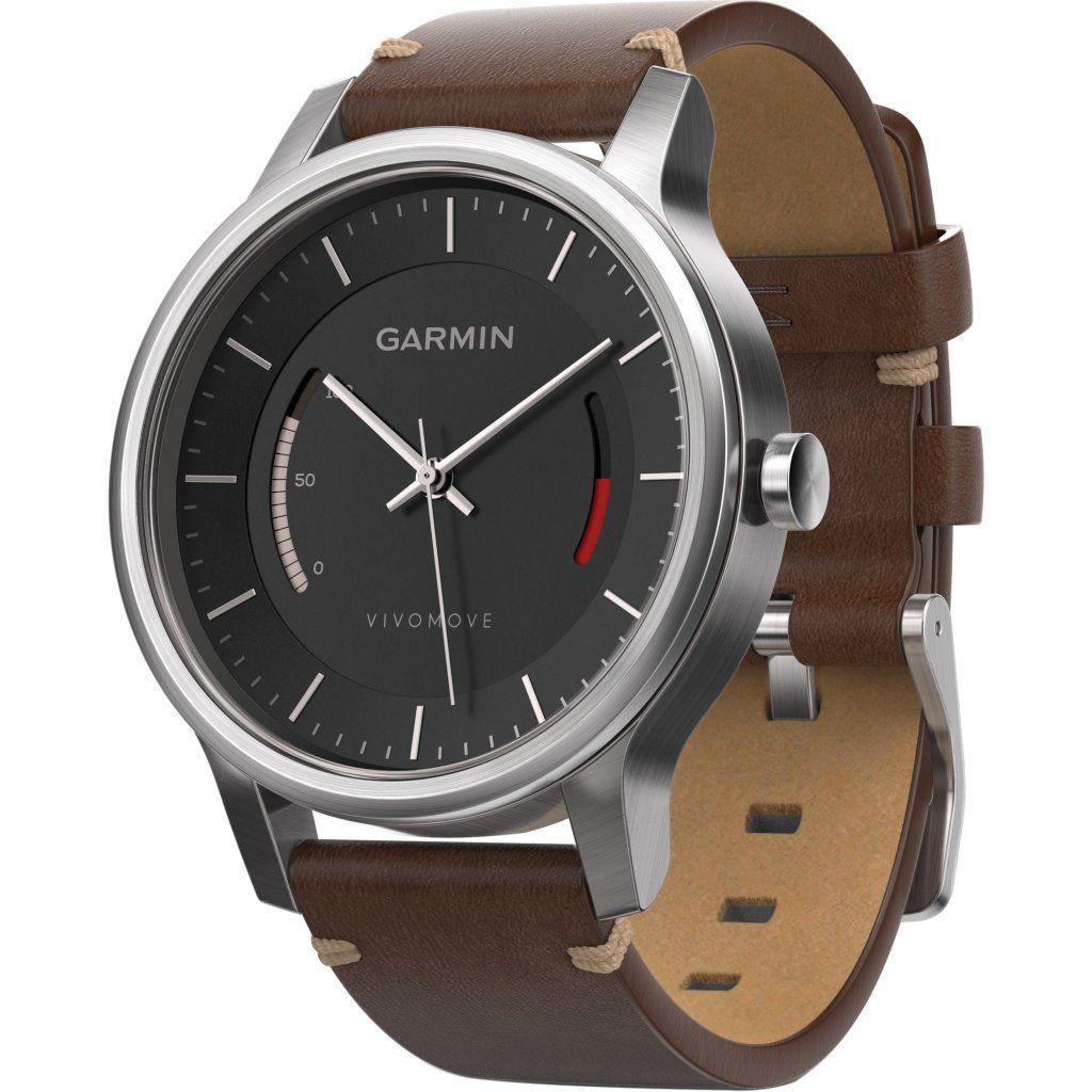 Фітнес годинник Garmin vivomove Premium Steel 010-01597-20