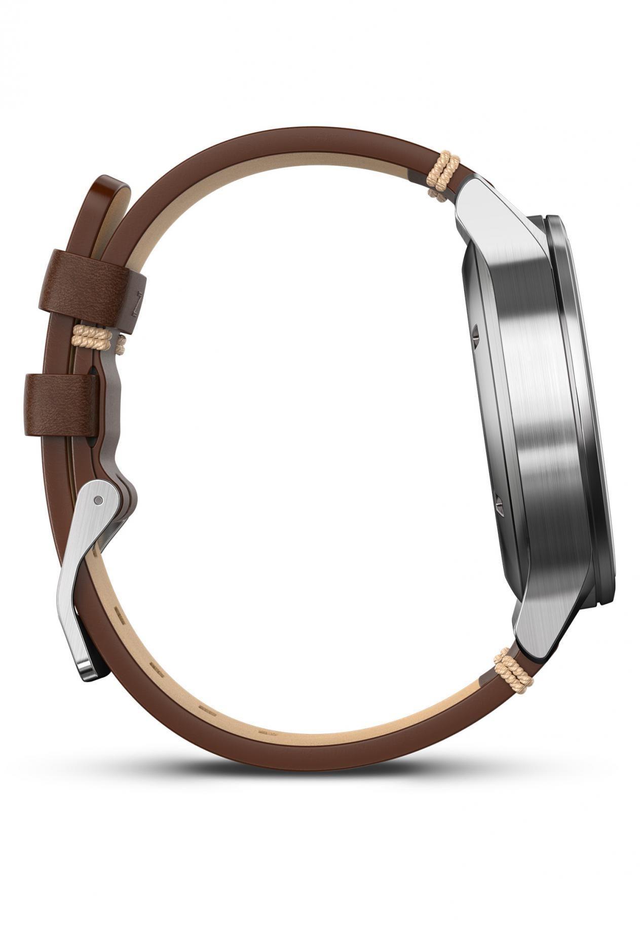 Фітнес годинник Garmin vivomove Premium Steel 010-01597-20