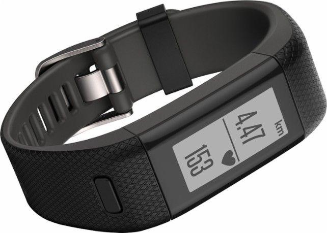 Фітнес-браслет Garmin Vivosmart HR + Regular (Чорний)