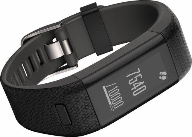 Фітнес-браслет Garmin Vivosmart HR + Regular (Чорний)