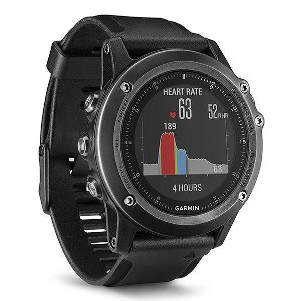 Годинник-навігатор Garmin Fenix 3 HR Sapphire Gray 010-01338-71