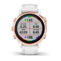 Спортивний годинник Garmin Fenix 6S Pro Rose Gold-tone with White Band 010-02159-11