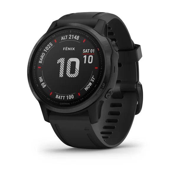 Спортивний годинник Garmin Fenix 6S Pro Black with Black Band 010-02159-14