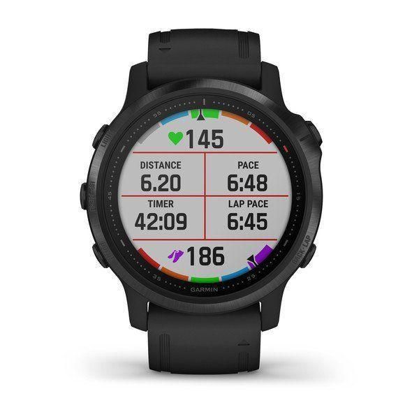 Спортивний годинник Garmin Fenix 6S Pro Black with Black Band 010-02159-14