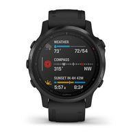Спортивний годинник Garmin Fenix 6S Pro Black with Black Band 010-02159-14