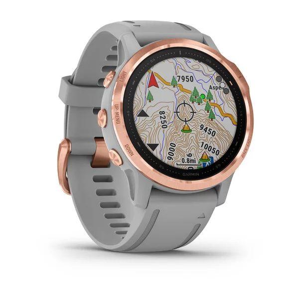 Спортивний годинник Garmin Fenix 6S Rose Gold-tone with Powder Gray Band 010-02159-21