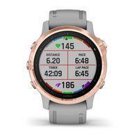 Спортивний годинник Garmin Fenix 6S Rose Gold-tone with Powder Gray Band 010-02159-21