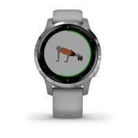 Фітнес годинник Garmin vivoactive 4S Powder Gray-Silver 010-02172-03