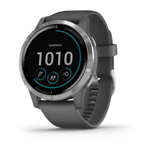 Годинник для фітнесу Garmin vivoactive 4 Shadow Grey Silver 010-02174-03