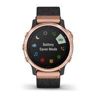 Спортивний годинник Garmin Fenix 6S Sapphire Rose Gold-tone with Heathered Black Nylon Band 010-02159-37