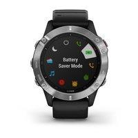 Спортивний годинник Garmin Fenix 6 Silver with Black Band 010-02158-00