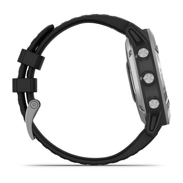 Спортивний годинник Garmin Fenix 6 Silver with Black Band 010-02158-00