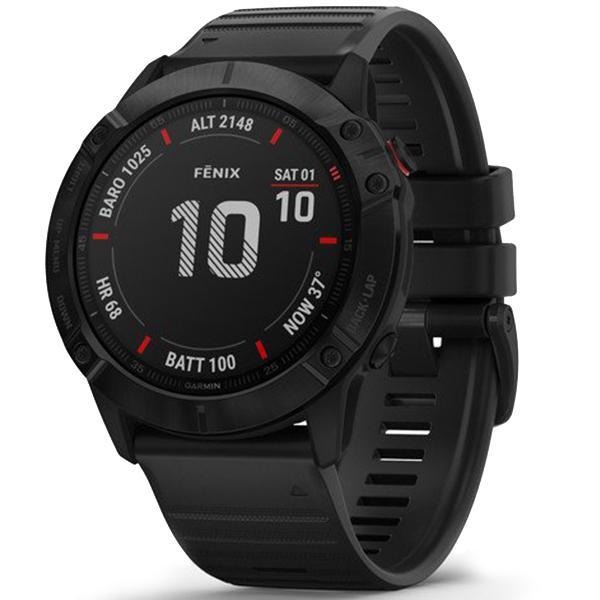 Спортивний годинник Garmin Fenix 6X Pro та Sapphire editions Black with Black Band 010-02157-01