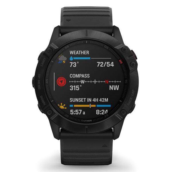 Спортивний годинник Garmin Fenix 6X Pro та Sapphire editions Black with Black Band 010-02157-01