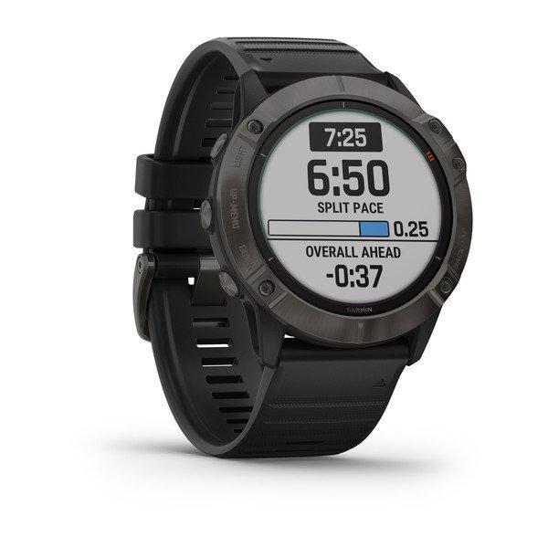 Спортивний годинник Garmin Fenix 6X Pro Solar Titanium Carbon Gray DLC 010-02157-21