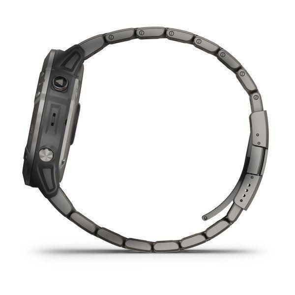 Спортивний годинник Garmin Fenix 6X Pro - Titanium with Vented Titanium Bracelet 010-02157-24
