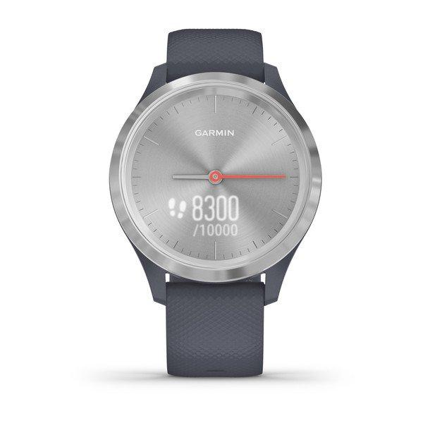 Фітнес годинник Garmin vivomove 3S Sport Silver-Blue 010-02238-20
