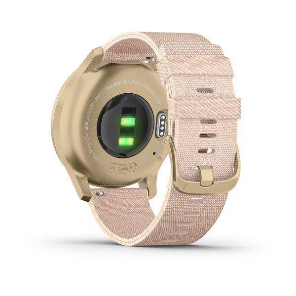Фітнес годинник Garmin vivomove Style Light Gold Blush Pink 010-02240-22