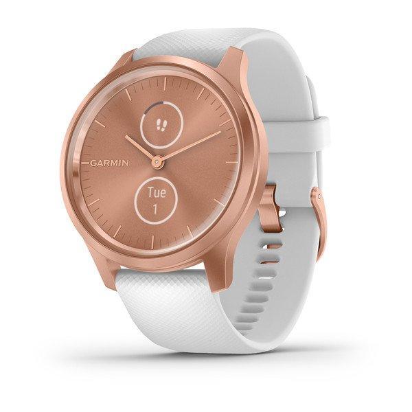 Годинник для фітнесу Garmin vivomove Style Rose Gold-White 010-02240-20