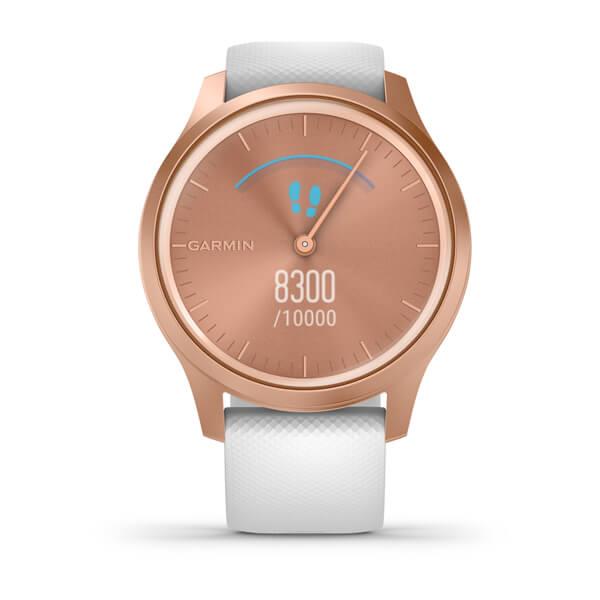 Годинник для фітнесу Garmin vivomove Style Rose Gold-White 010-02240-20