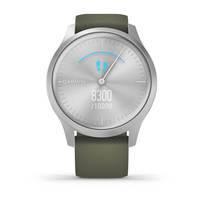 Фітнес годинник Garmin vivomove Style Silver-Moss Green 010-02240-21