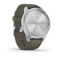 Фітнес годинник Garmin vivomove Style Silver-Moss Green 010-02240-21
