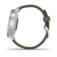 Фітнес годинник Garmin vivomove Style Silver-Moss Green 010-02240-21