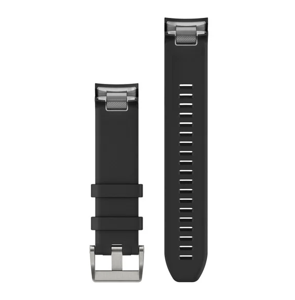 Ремінець Garmin MARQ QuickFit 22 мм чорний силіконовий 010-12738-05