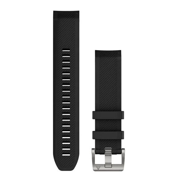 Ремінець Garmin MARQ QuickFit 22 мм чорний силіконовий 010-12738-05