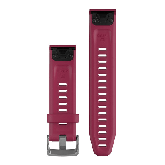 Ремінець Garmin Fenix 5S Plus 20mm QuickFit Cerise Silicone Band 010-12739-05