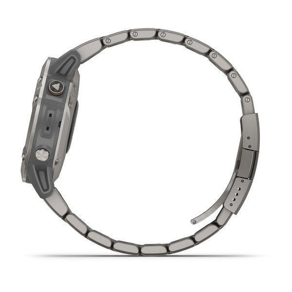 Спортивний годинник Garmin Fenix 6 Sapphire Titanium Gray with Vented Titanium Bracelet 010-02158-23