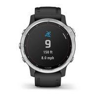 Спортивний годинник Garmin Fenix 6S Solar Silver Black Band 010-02409-00
