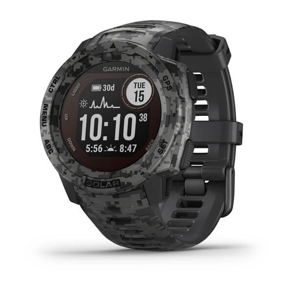 Годинник-навігатор Garmin Instinct Solar Graphite Camo 010-02293-05