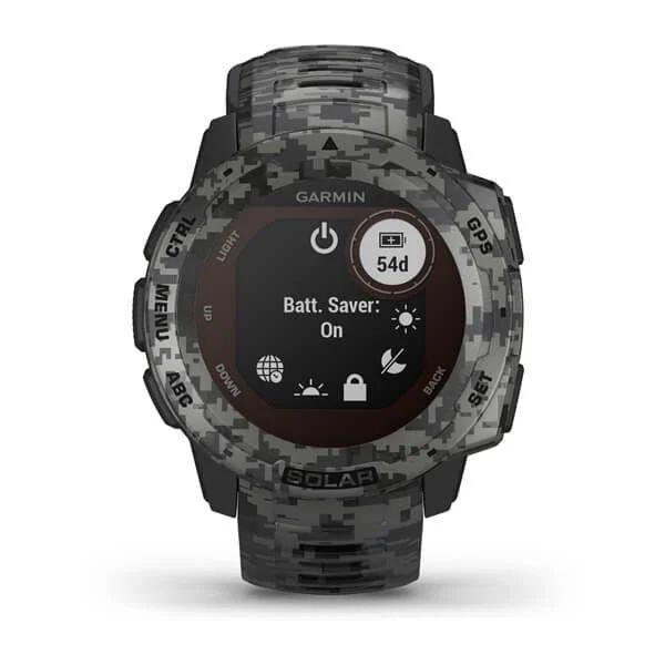 Годинник-навігатор Garmin Instinct Solar Graphite Camo 010-02293-05