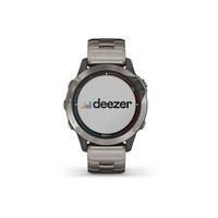 Морський годинник для спорту Garmin Quatix 6 Titanium Saphhire with Titanium Band 010-02158-95