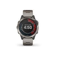 Морський годинник для спорту Garmin Quatix 6 Titanium Saphhire with Titanium Band 010-02158-95
