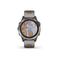 Морський годинник для спорту Garmin Quatix 6 Titanium Saphhire with Titanium Band 010-02158-95