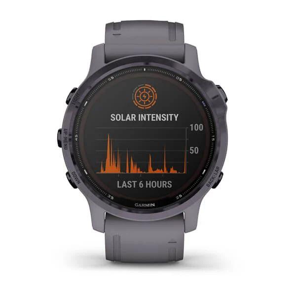 Спортивний годинник Garmin Fenix 6S Pro Solar Amethyst Shale Band 010-02409-15