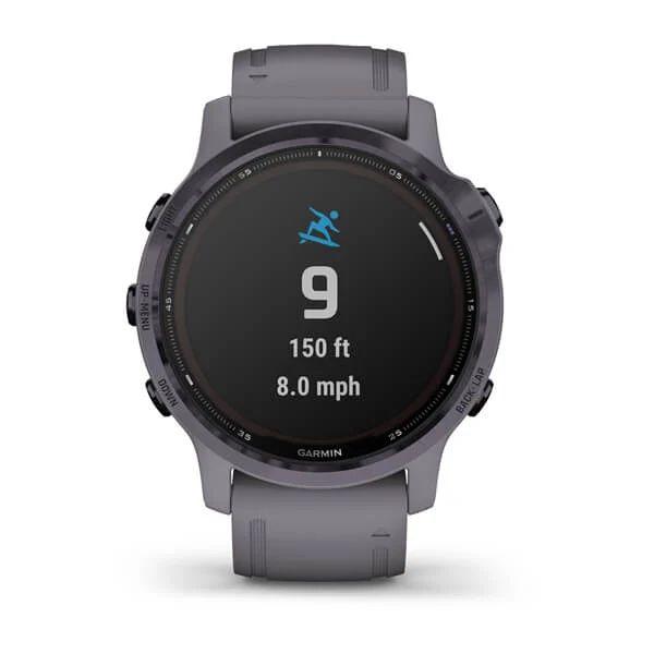 Спортивний годинник Garmin Fenix 6S Pro Solar Amethyst Shale Band 010-02409-15