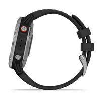 Спортивний годинник Garmin Fenix 6 Solar Silver Black Band 010-02410-00