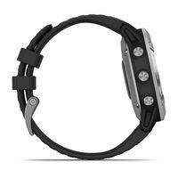 Спортивний годинник Garmin Fenix 6 Solar Silver Black Band 010-02410-00