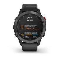 Спортивний годинник Garmin Fenix 6 Pro Solar Slate Gray Black Band 010-02410-15