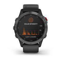 Спортивний годинник Garmin Fenix 6 Pro Solar Slate Gray Black Band 010-02410-15
