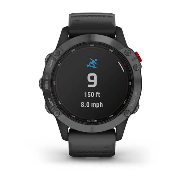 Спортивний годинник Garmin Fenix 6 Pro Solar Slate Gray Black Band 010-02410-15