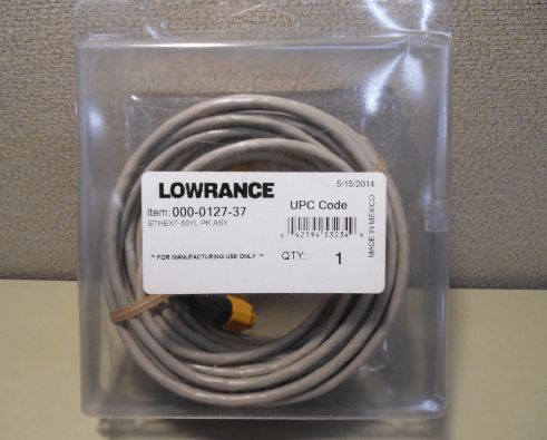 Кабель Lowrance ETHEXT -50YL 15м 000-0127-37