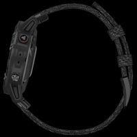 Спортивний годинник Garmin Fenix 6 Pro Sapphire Black DLC with Heathered Black Nylon Band 010-02158-17