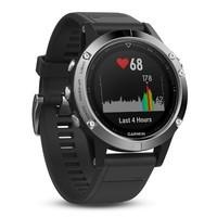Мультиспортивний годинник Garmin Fenix 5 Silver with Black Band 010-01688-03
