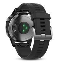 Мультиспортивний годинник Garmin Fenix 5 Silver with Black Band 010-01688-03