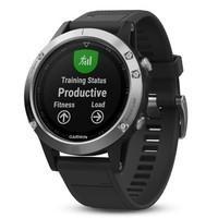 Мультиспортивний годинник Garmin Fenix 5 Silver with Black Band 010-01688-03
