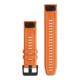 Ремінець Garmin fenix 6 QuickFit 22 мм силіконовий оранжевий 010-12863-01